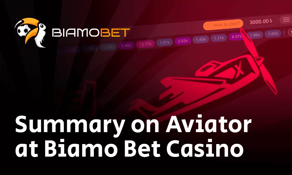 Biamo Bet Casino의 Aviator 온라인 게임 요약
